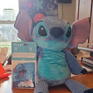 Disney Stitch Plush with Teal and Blue Accents